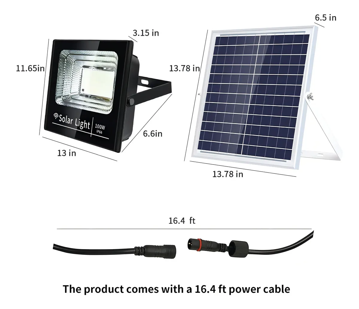 Miniatura 2 de Reflector solar Jortan Ligh 300W
